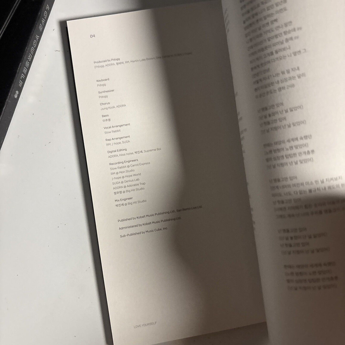 BTS – Love Yourself 轉 'Tear' (CD, 2021) BHK 1007 Korea Photo Book