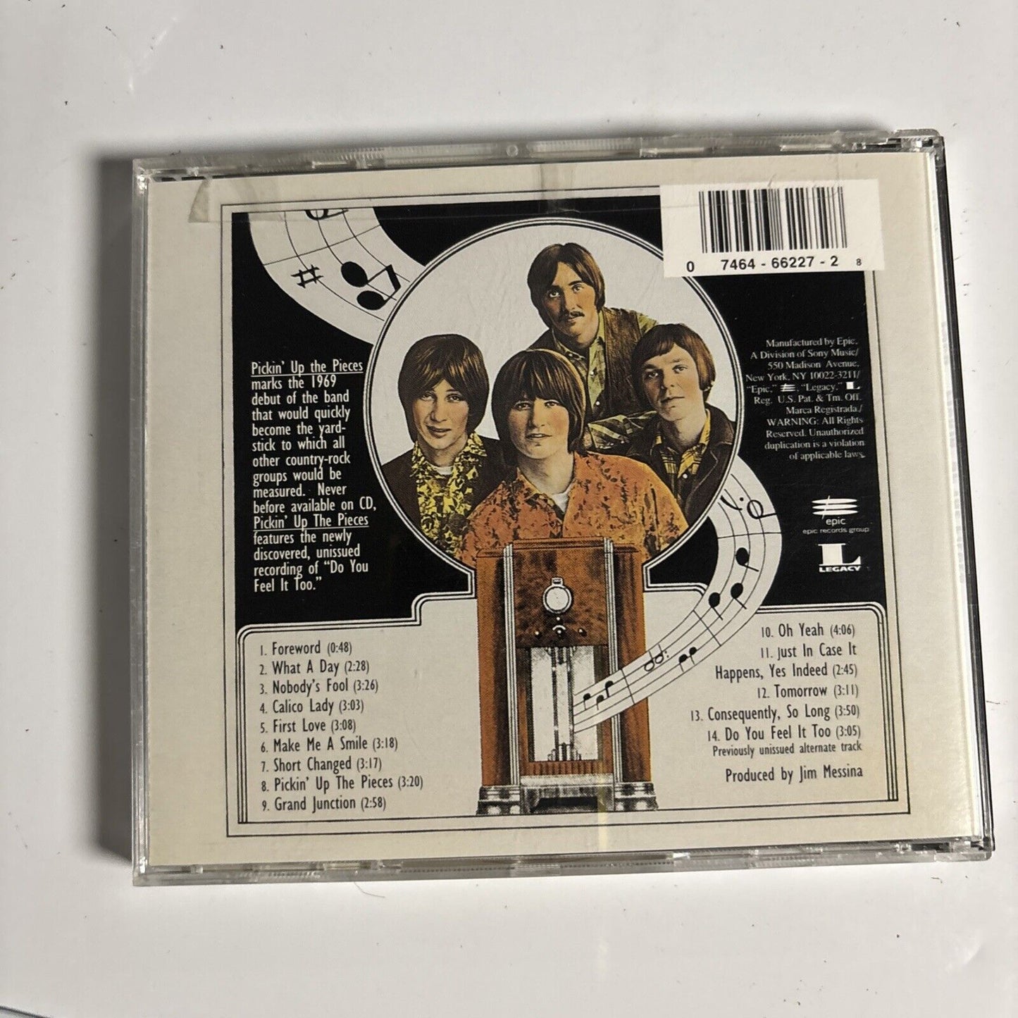 Poco – Pickin' Up The Pieces (CD, 1969) EK 66227
