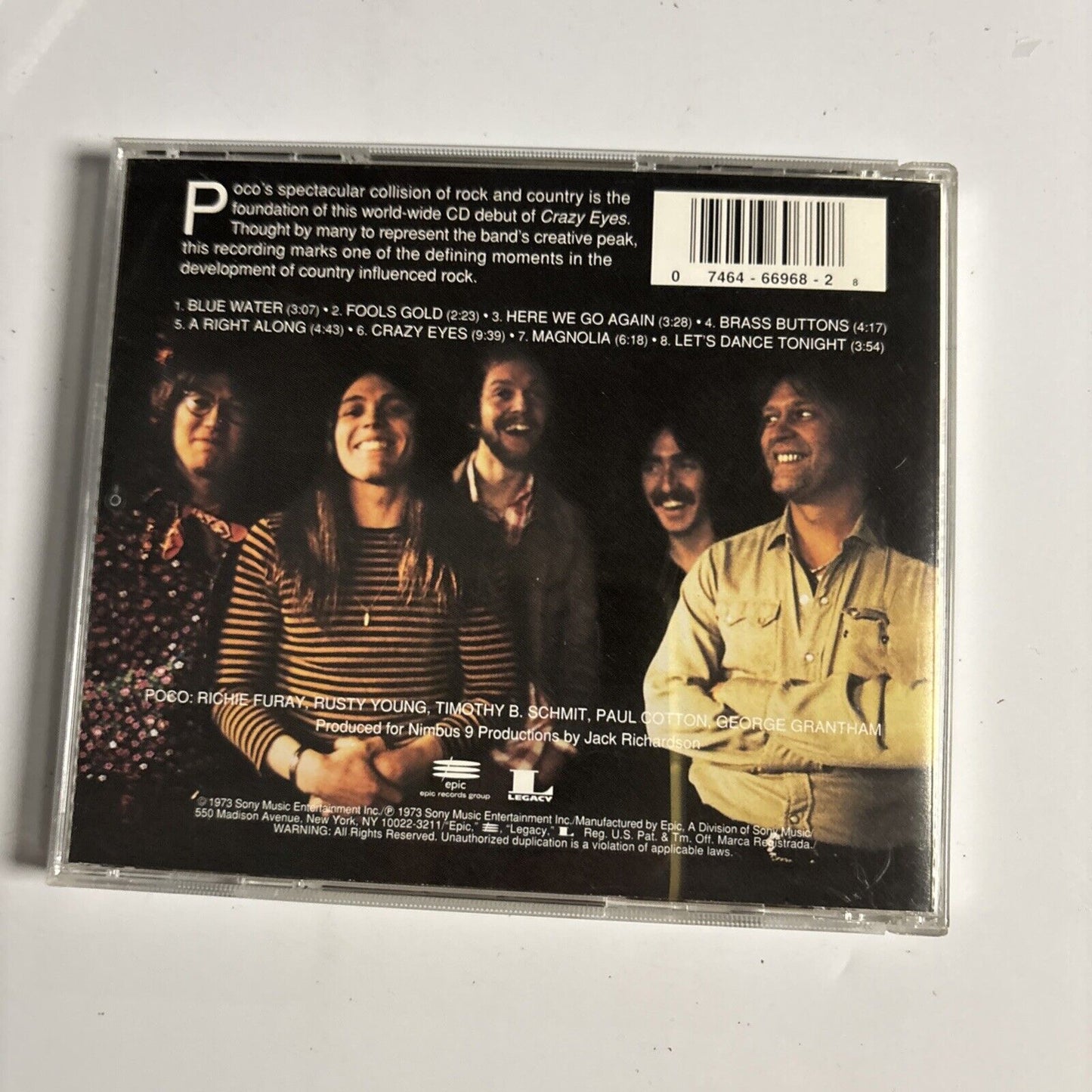 Poco – Crazy Eyes (CD, 1973) EK 66968