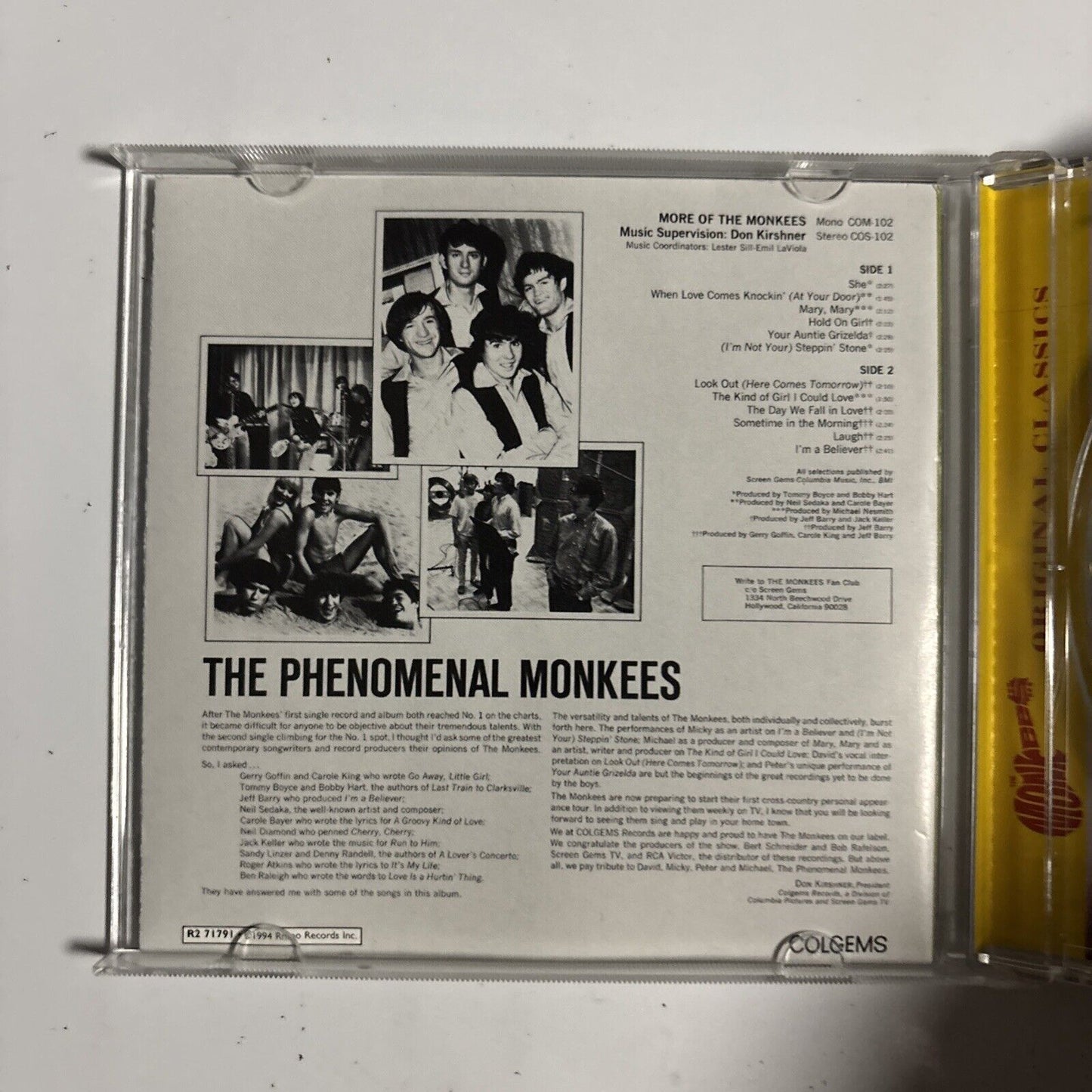 The Monkees – More Of The Monkees (CD, 1994) R2 71791