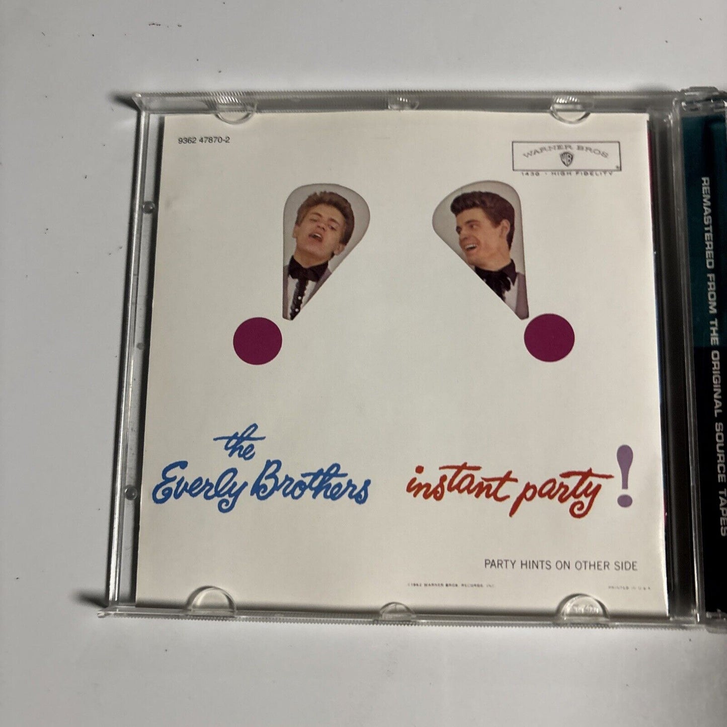 Everly Brothers – Both Sides Of An Evening & Instant Party (CD, 2001)