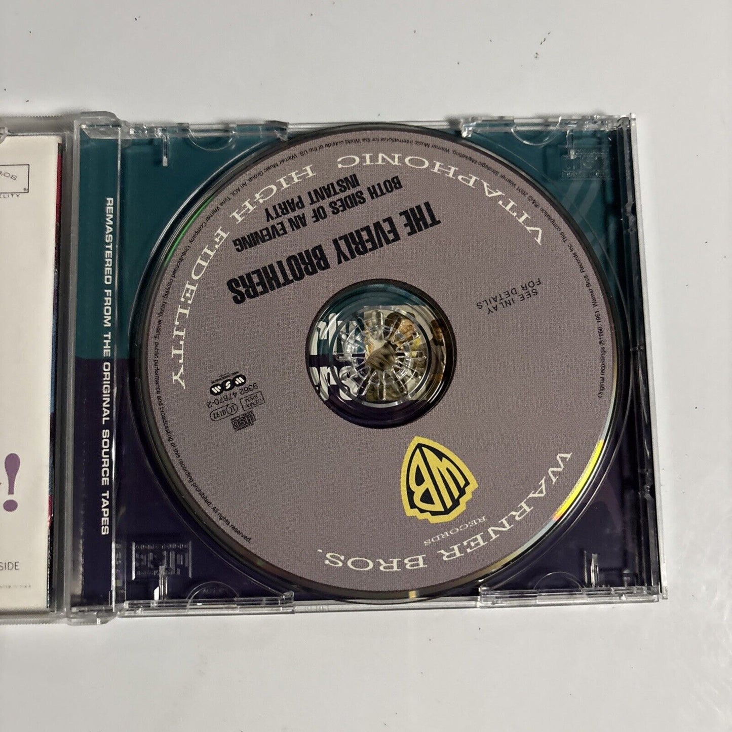 Everly Brothers – Both Sides Of An Evening & Instant Party (CD, 2001)