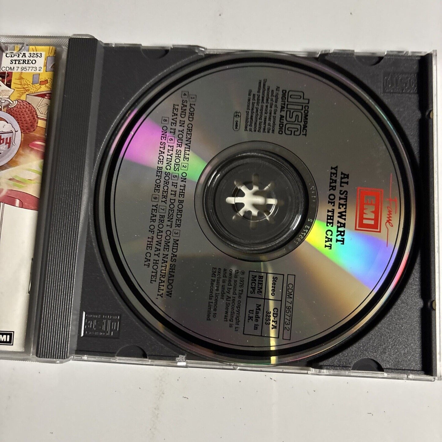 Al Stewart – Year Of The Cat (CD, 1990) CD-FA 3253