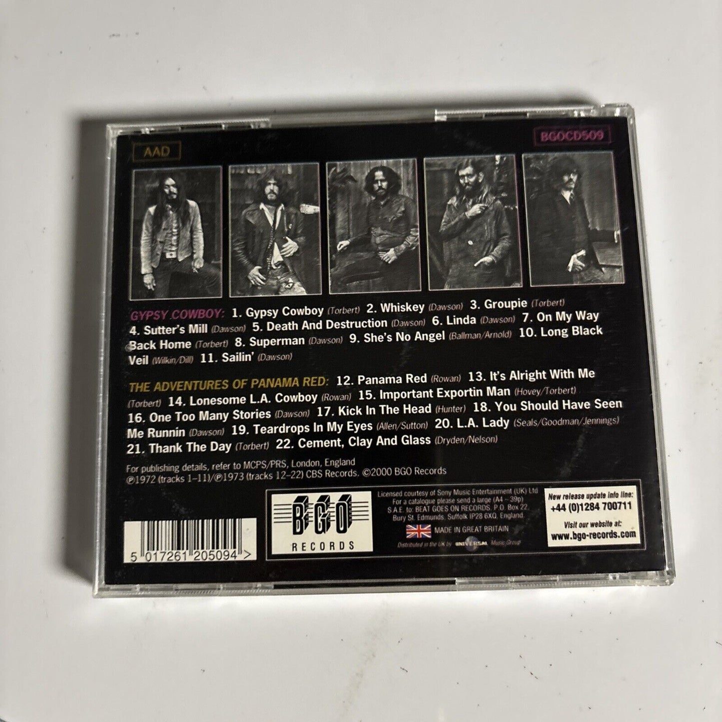 New Riders Of The Purple Sage – Gypsy Cowboy / The Adventures Of Panama Red CD