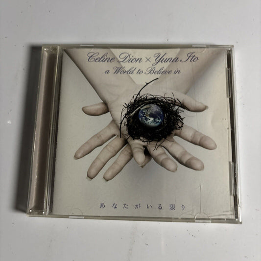 Celine Dion & Yuna Ito – A World To Believe In (CD, 2008) SRCL 6696 Japan