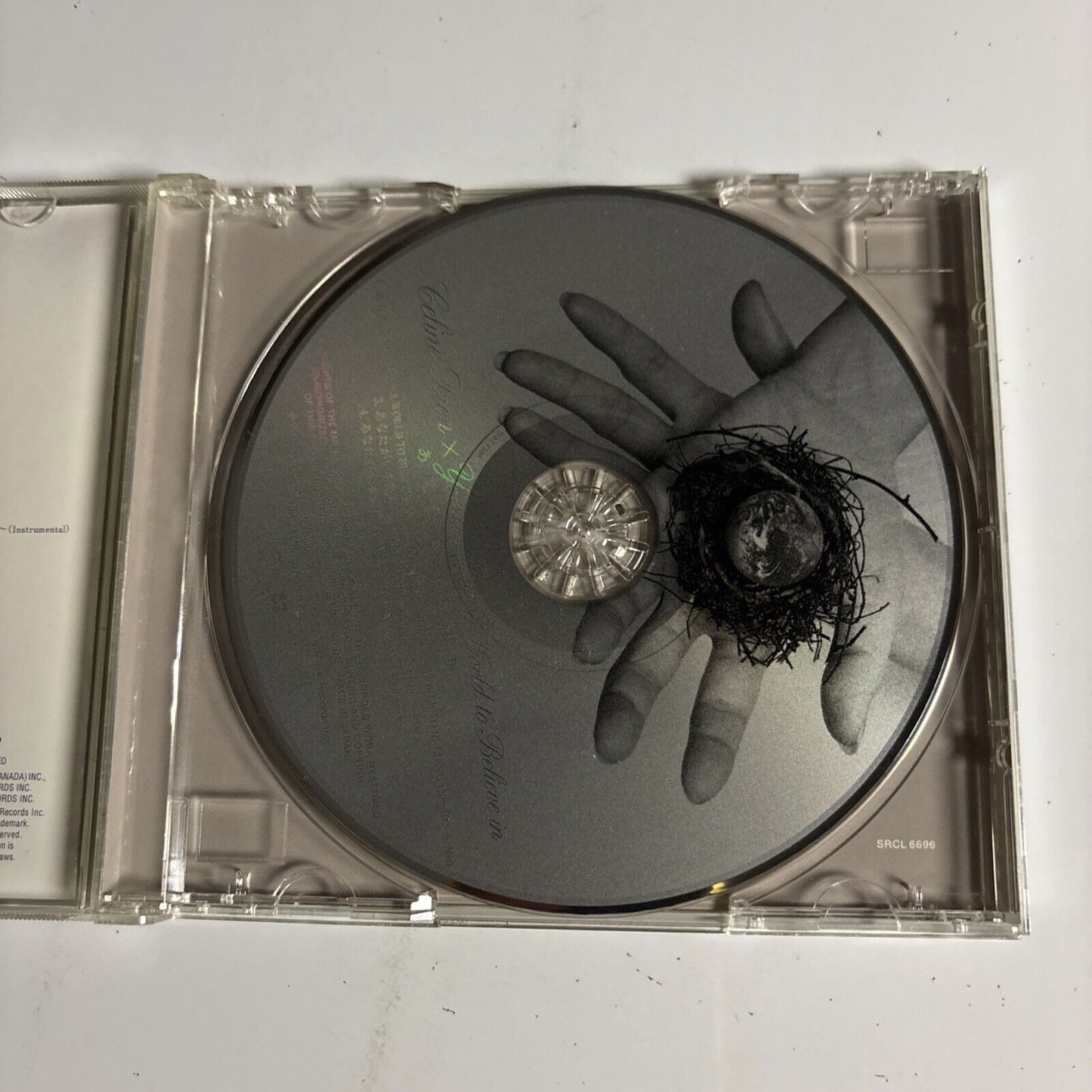 Celine Dion & Yuna Ito – A World To Believe In (CD, 2008) SRCL 6696 Japan