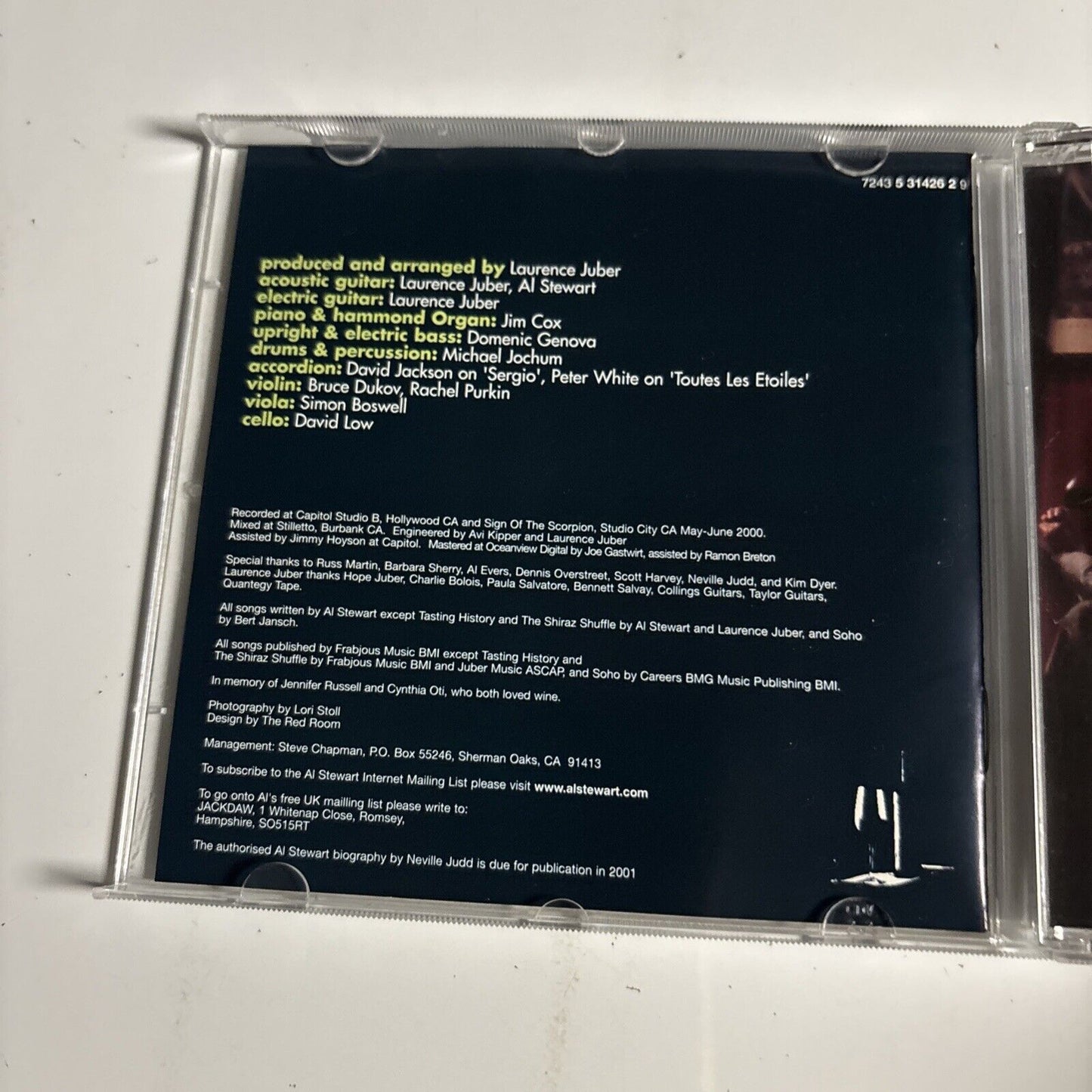 Al Stewart – Down In The Cellar (CD, 2000)