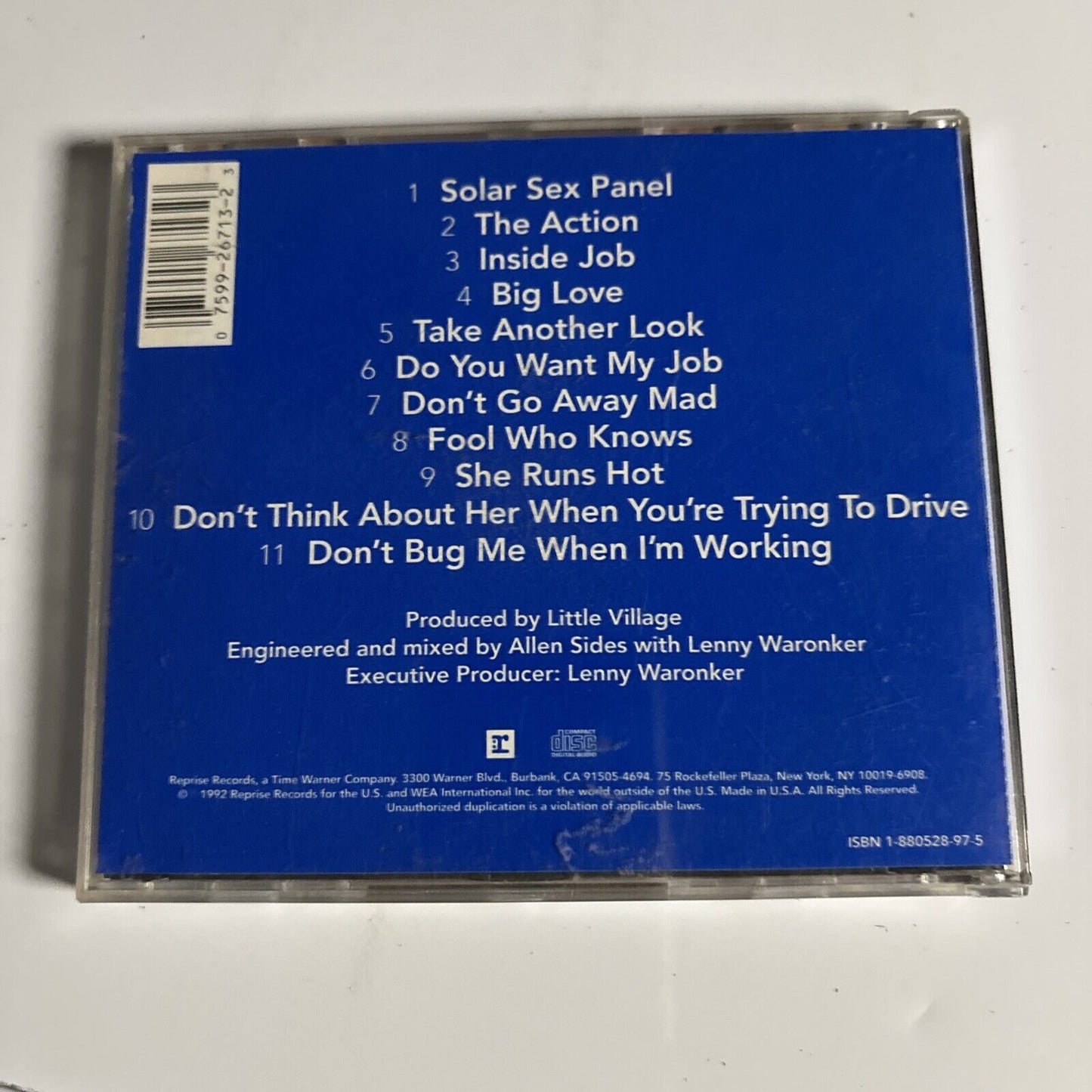 Little Village – Little Village (CD, 1992) 9 26713-2