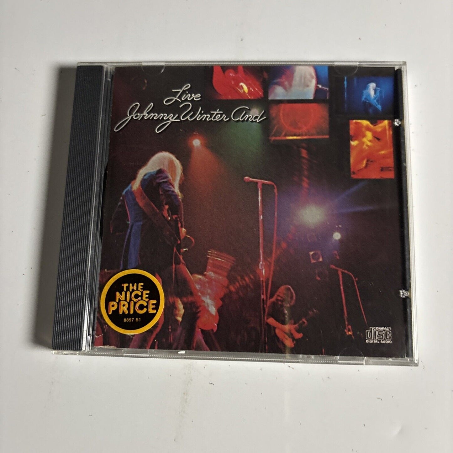 Johnny Winter – Live Johnny Winter (CD, 1989) CK 30475
