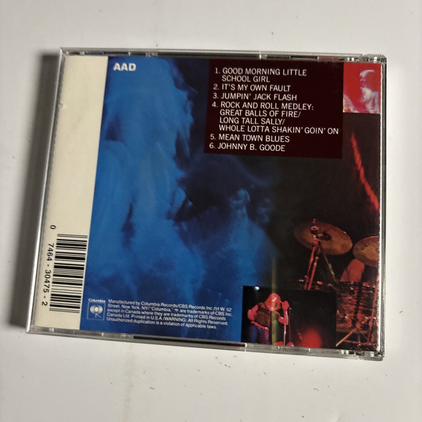 Johnny Winter – Live Johnny Winter (CD, 1989) CK 30475