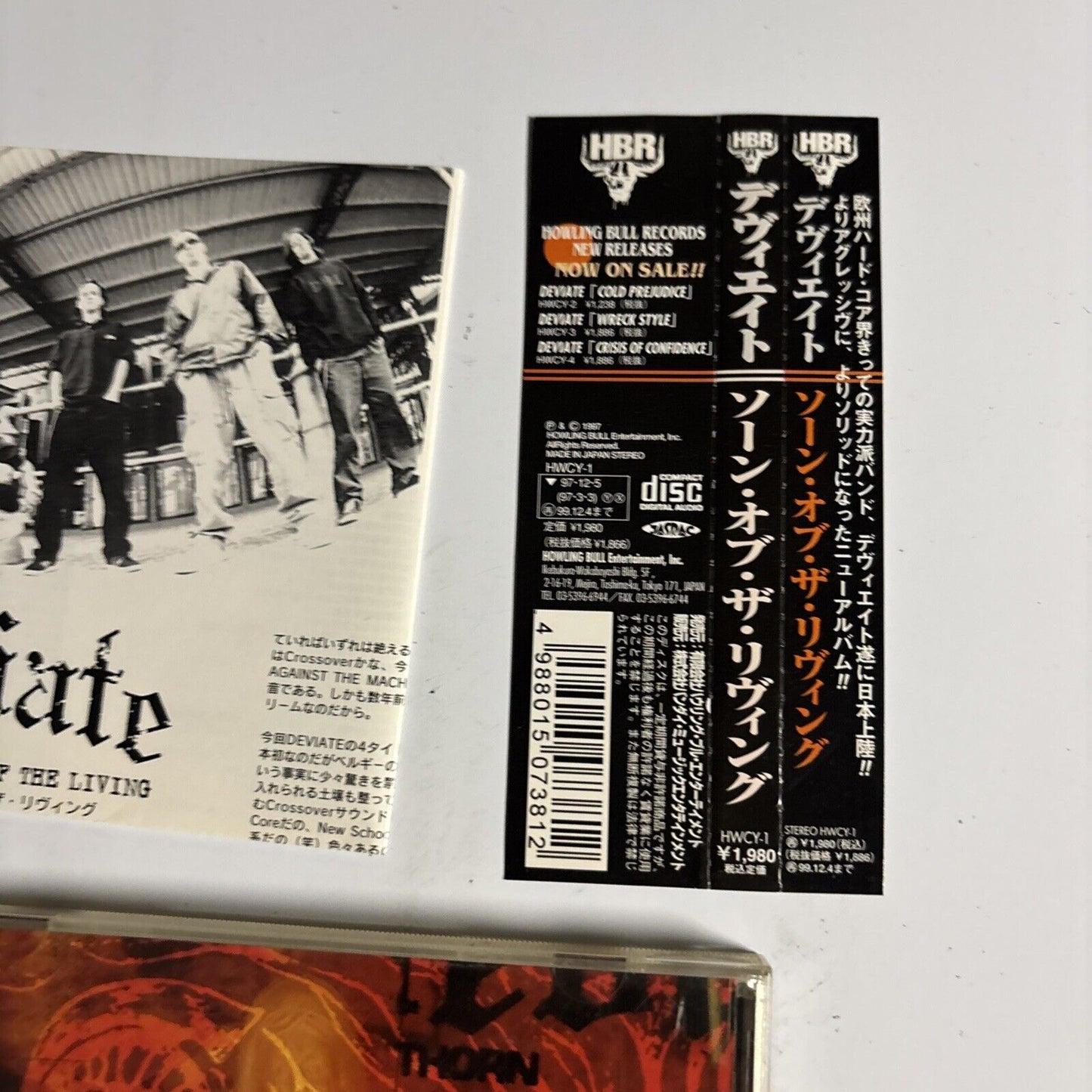 Deviate – Thorn Of The Living (CD, 1997) hwcy-1 Japan obi