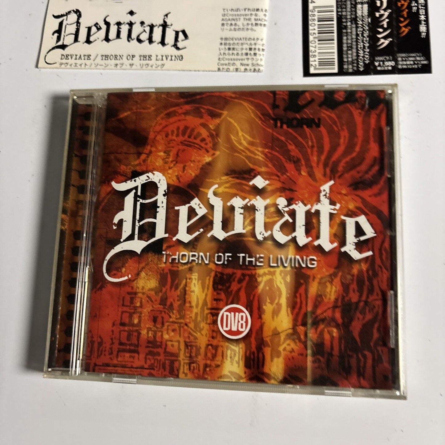 Deviate – Thorn Of The Living (CD, 1997) hwcy-1 Japan obi