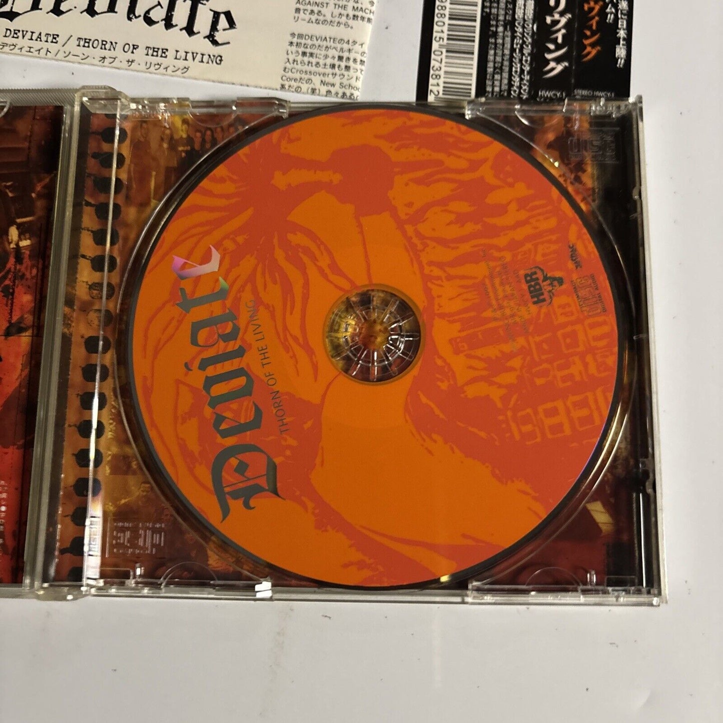 Deviate – Thorn Of The Living (CD, 1997) hwcy-1 Japan obi