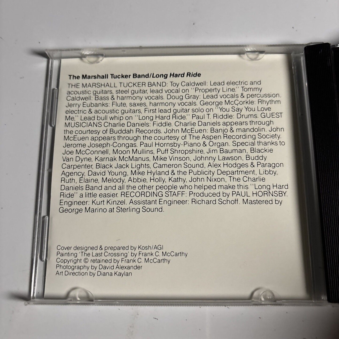 The Marshall Tucker Band – Long Hard Ride (CD, 1988) -428397