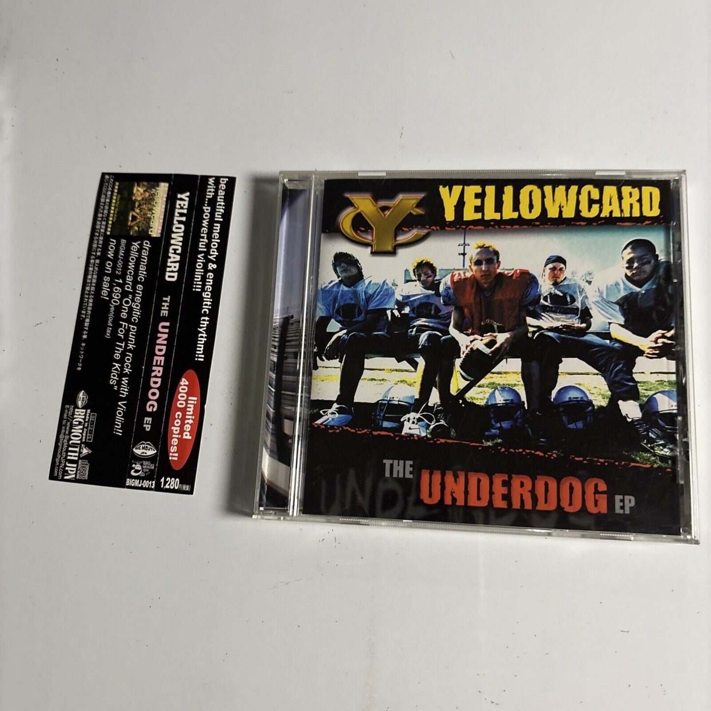 Yellowcard – The Underdog EP [Limited Edition] (CD, 2003) bigmj-0013 Japan obi