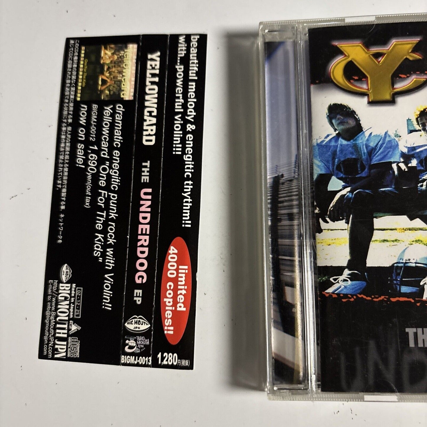Yellowcard – The Underdog EP [Limited Edition] (CD, 2003) bigmj-0013 Japan obi