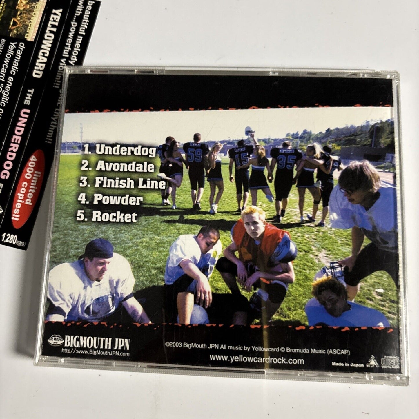 Yellowcard – The Underdog EP [Limited Edition] (CD, 2003) bigmj-0013 Japan obi
