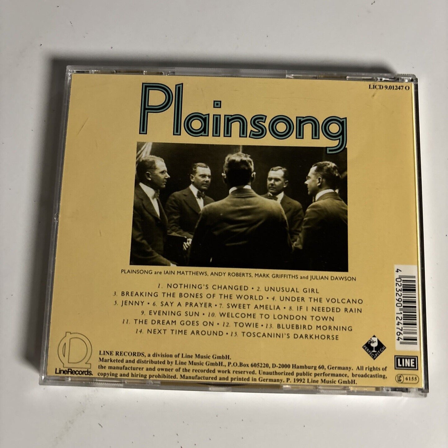 Plainsong – Dark Side Of The Room (CD, 1992) LICD 9.01247 O