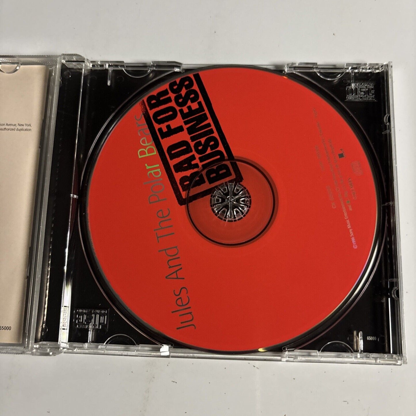 Jules And The Polar Bears – Bad For Business (CD, 1996) CK 65000