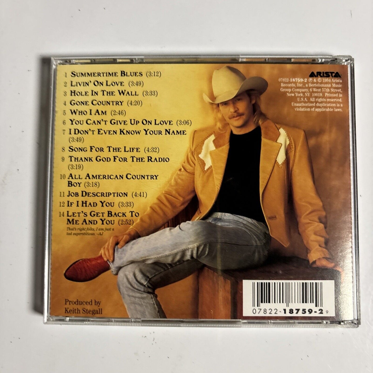 Alan Jackson – Who I Am (CD, 1994)