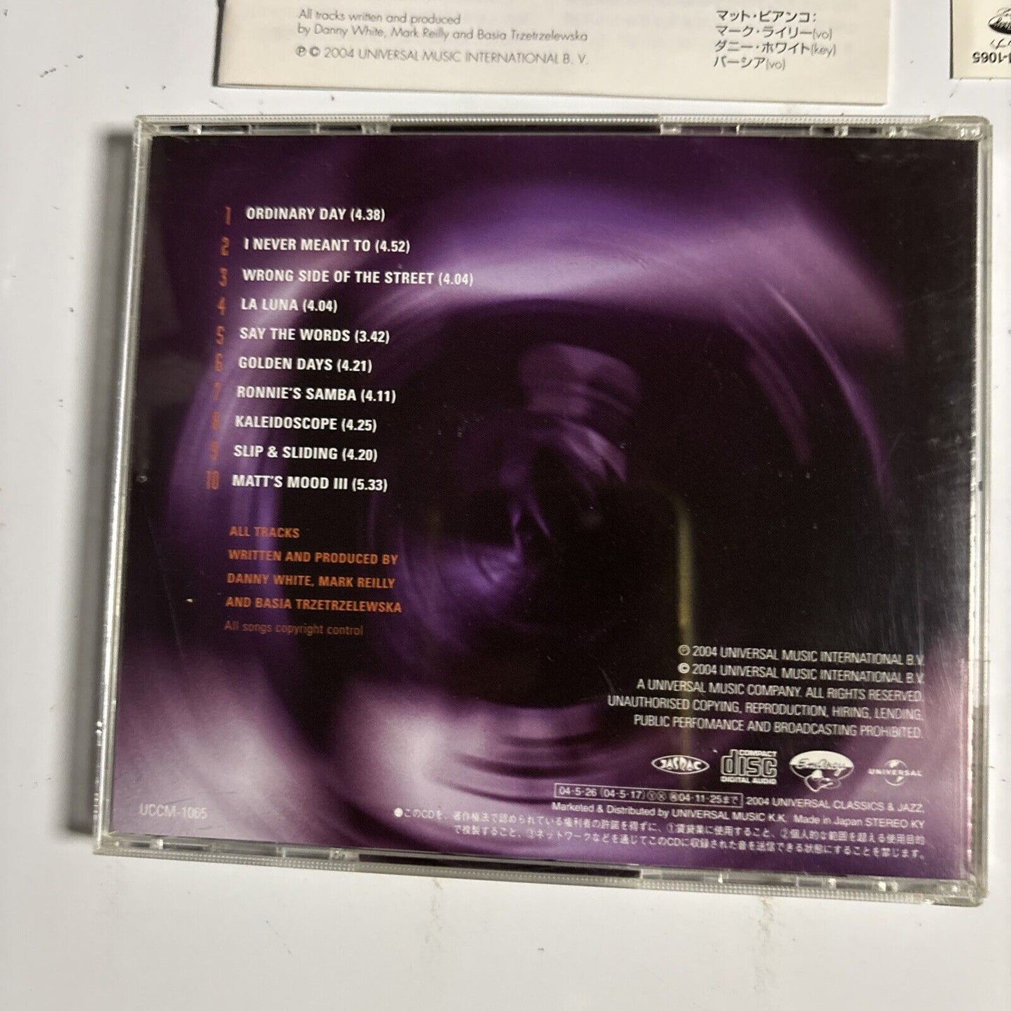 Matt Bianco – Matt's Mood (CD, 2004) uccm-1065 Japan obi