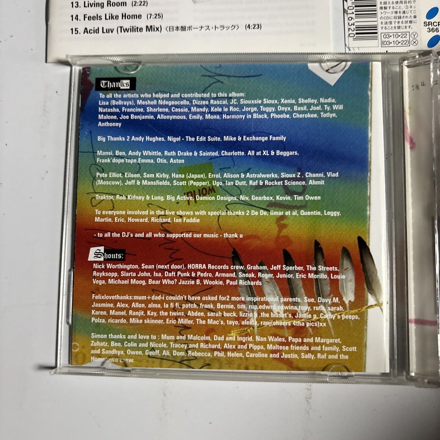 Basement Jaxx – Kish Kash (CD, 2003) srcp-366 Japan Bonus Track, obi