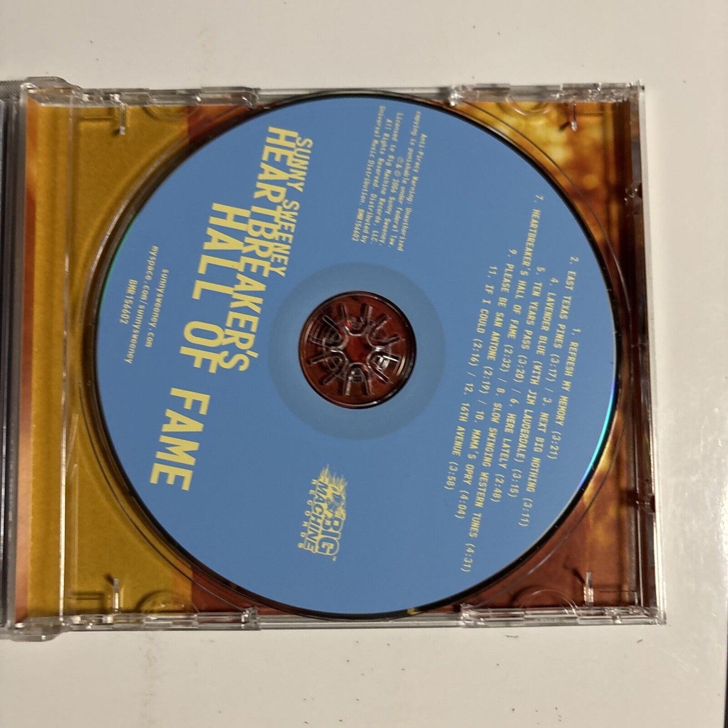 Sunny Sweeney – Heartbreaker's Hall Of Fame (CD, 2007) BMR 156602