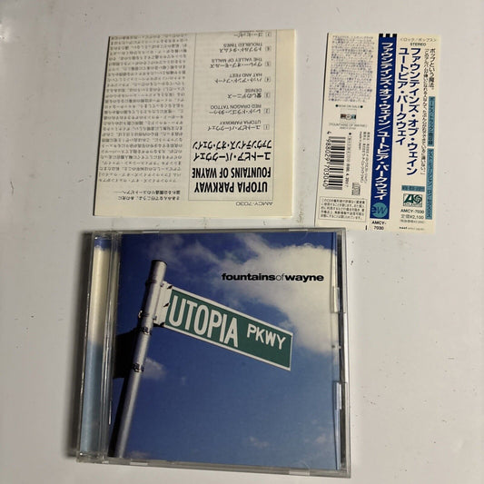 Fountains Of Wayne – Utopia Parkway (CD, 1999) amcy-7030 Japan Bonus Track obi