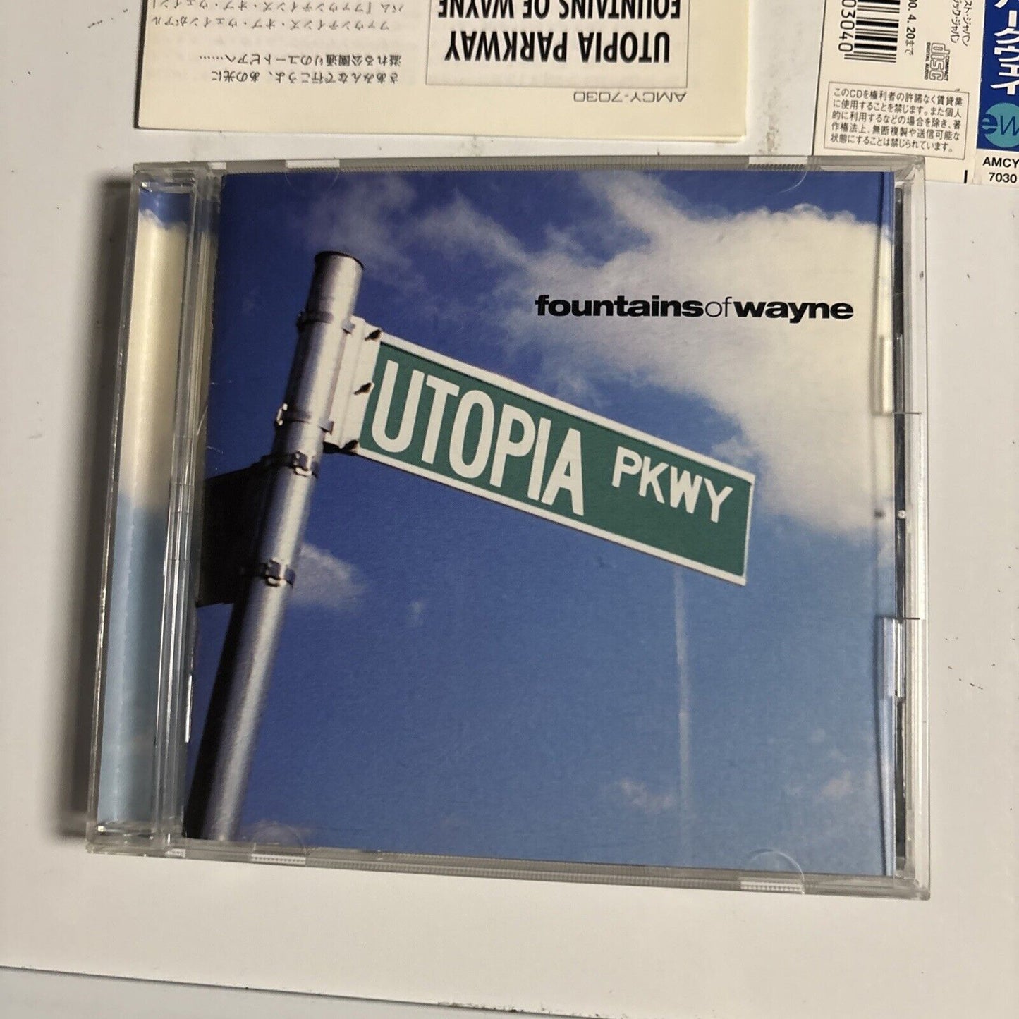 Fountains Of Wayne – Utopia Parkway (CD, 1999) amcy-7030 Japan Bonus Track obi