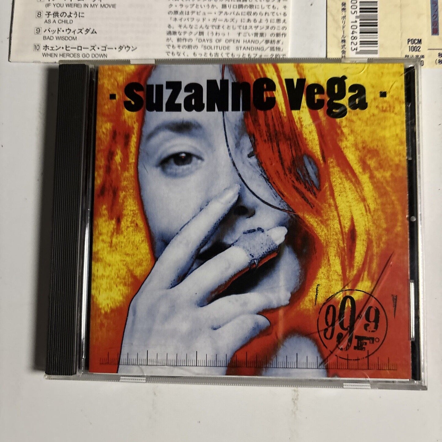 Suzanne Vega – 99.9F (CD, 1992) pocm-1002 Japan obi