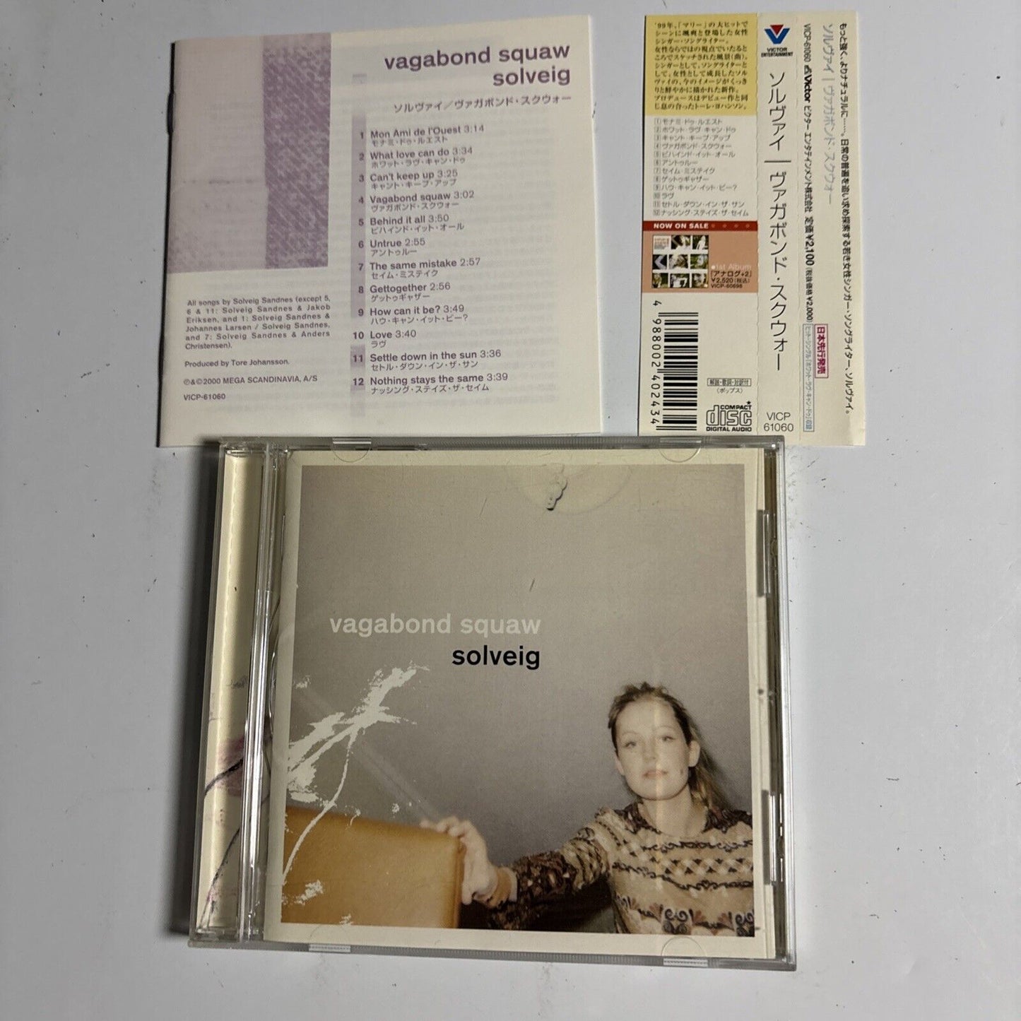 Solveig Sandnes – Vagabond Squaw (CD, 2000) vicp-61060 Japan obi