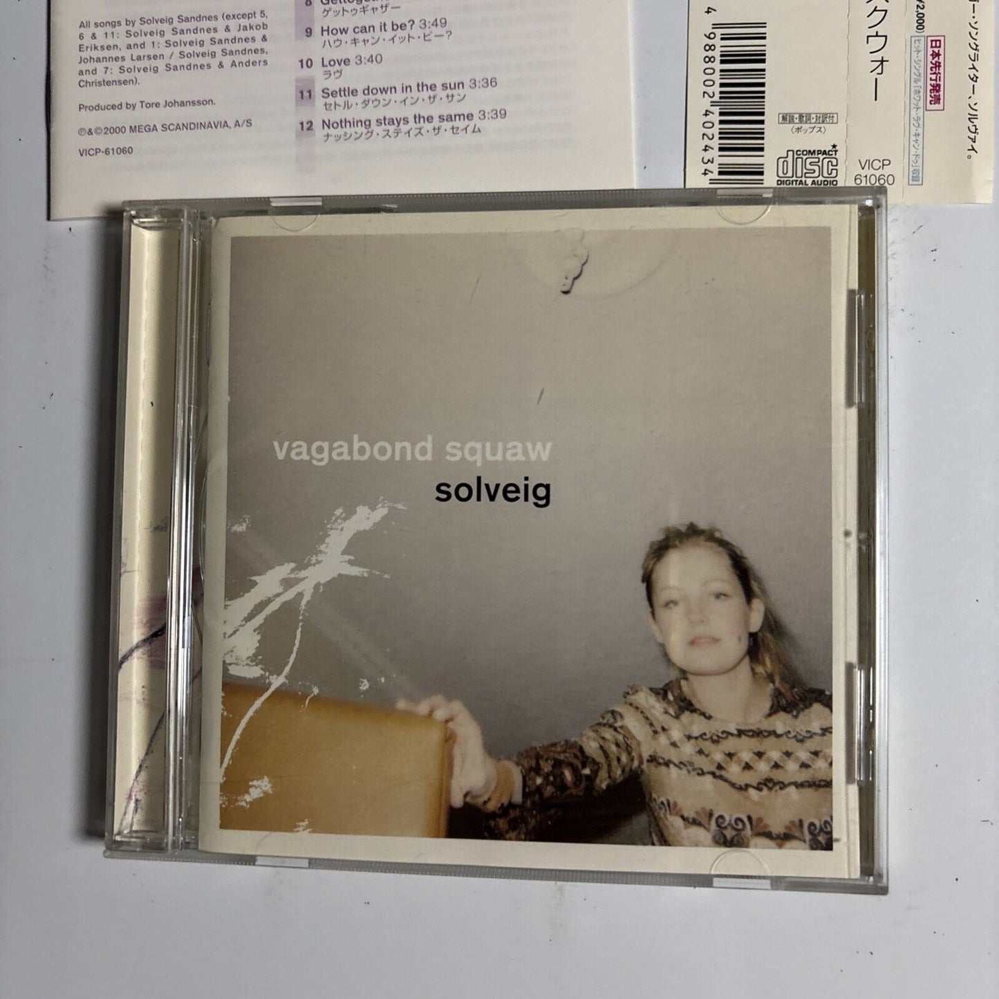 Solveig Sandnes – Vagabond Squaw (CD, 2000) vicp-61060 Japan obi