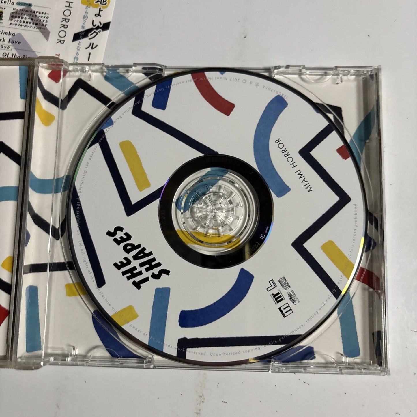 Miami Horror – The Shapes (CD, 2017) lexcd17014 Japan obi