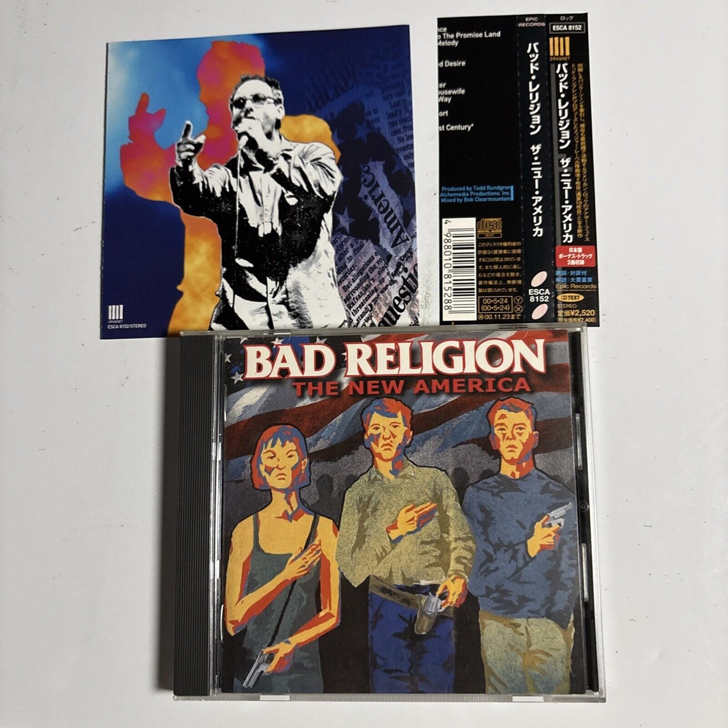 Bad Religion – The New America (CD, 2000) esca-8152 Japan Bonus Track, obi