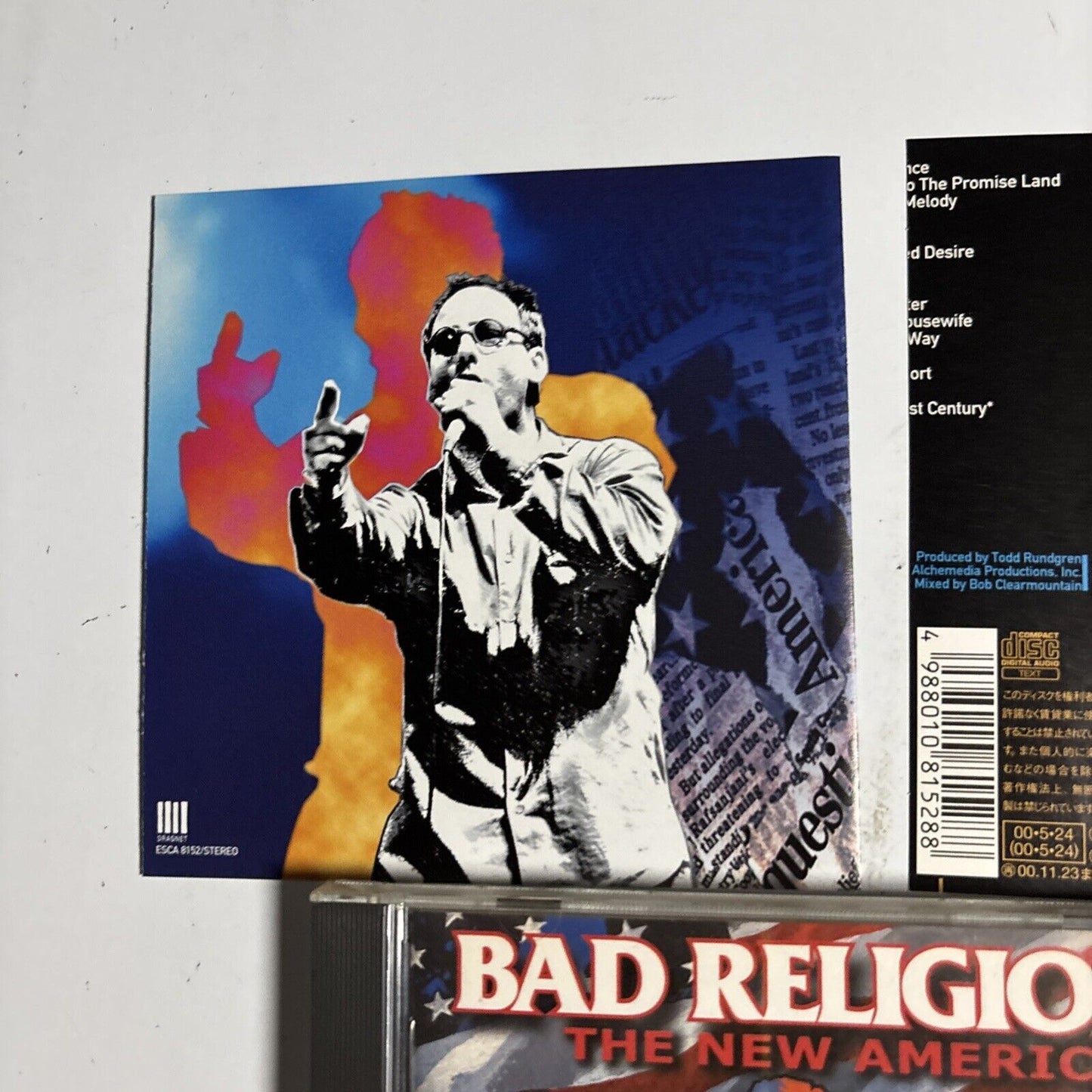 Bad Religion – The New America (CD, 2000) esca-8152 Japan Bonus Track, obi