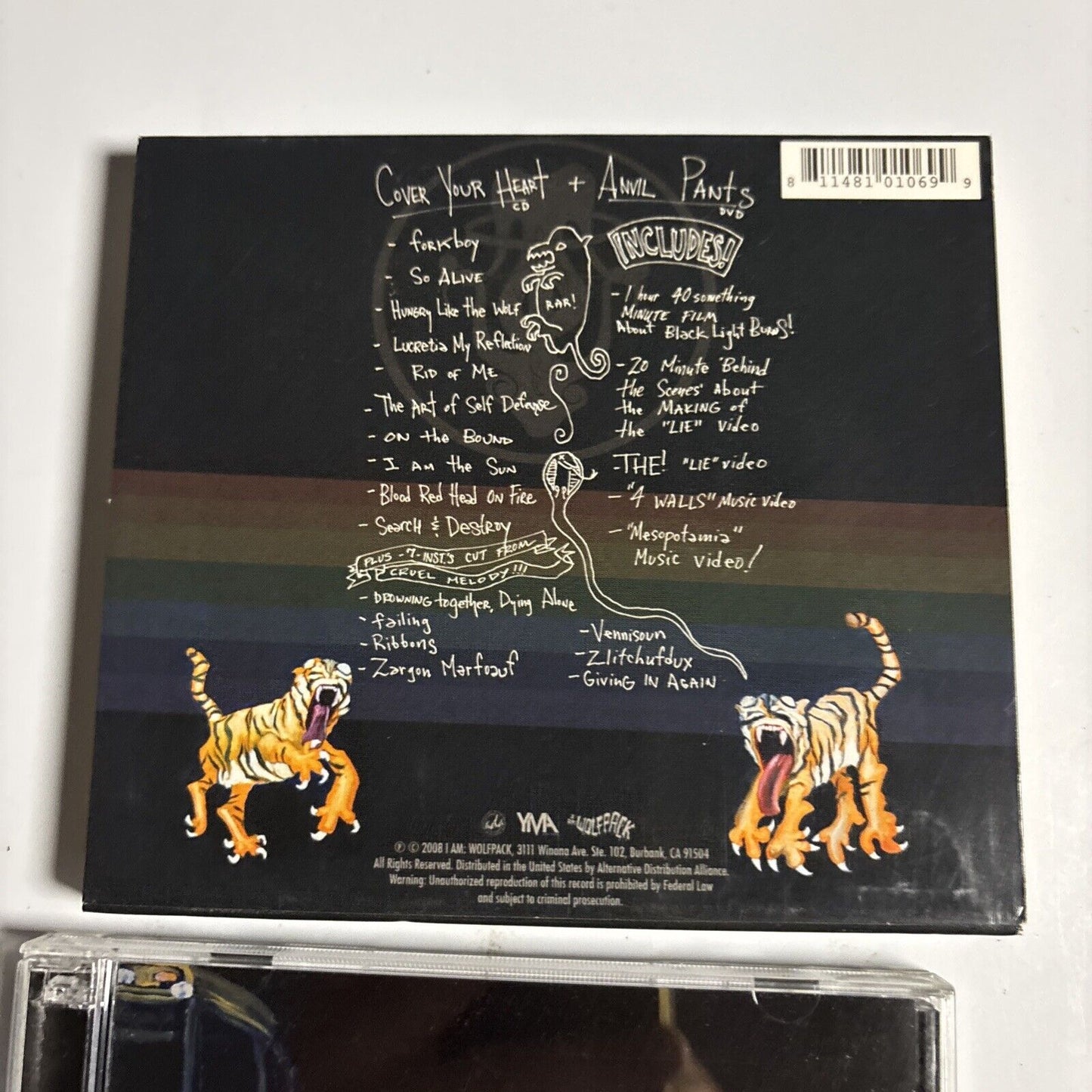 Black Light Burns – Cover Your Heart And The Anvil Pants Odyssey (CD + DVD 2008)