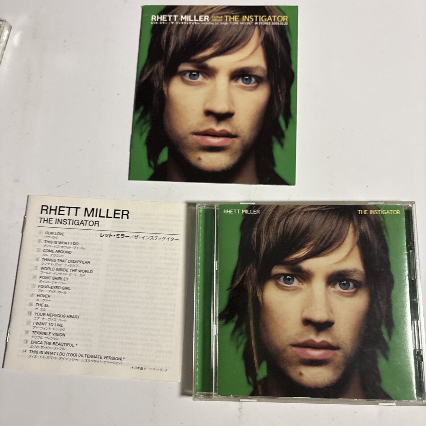 Rhett Miller – The Instigator (CD, 2003) wpcr-11428 Japan Bonus Track
