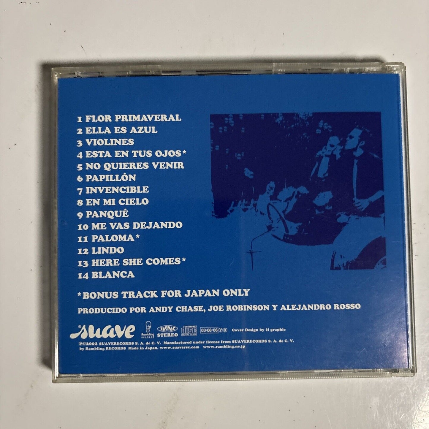 Volovan – Ella Es Azul (CD, 2003) rbcs-2046 Japan Bonus Track