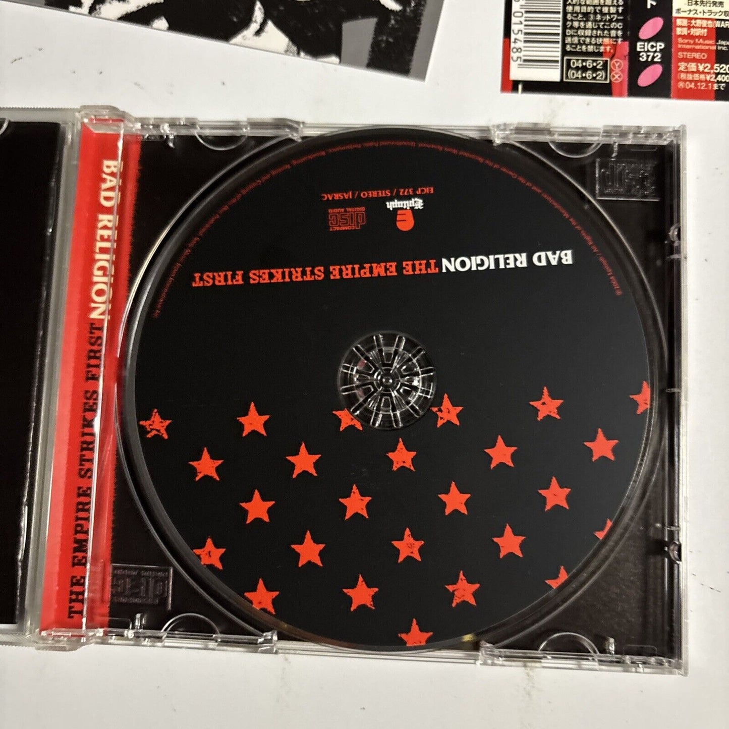 Bad Religion – The Empire Strikes First (CD, 2004) eicp-372 Japan obi