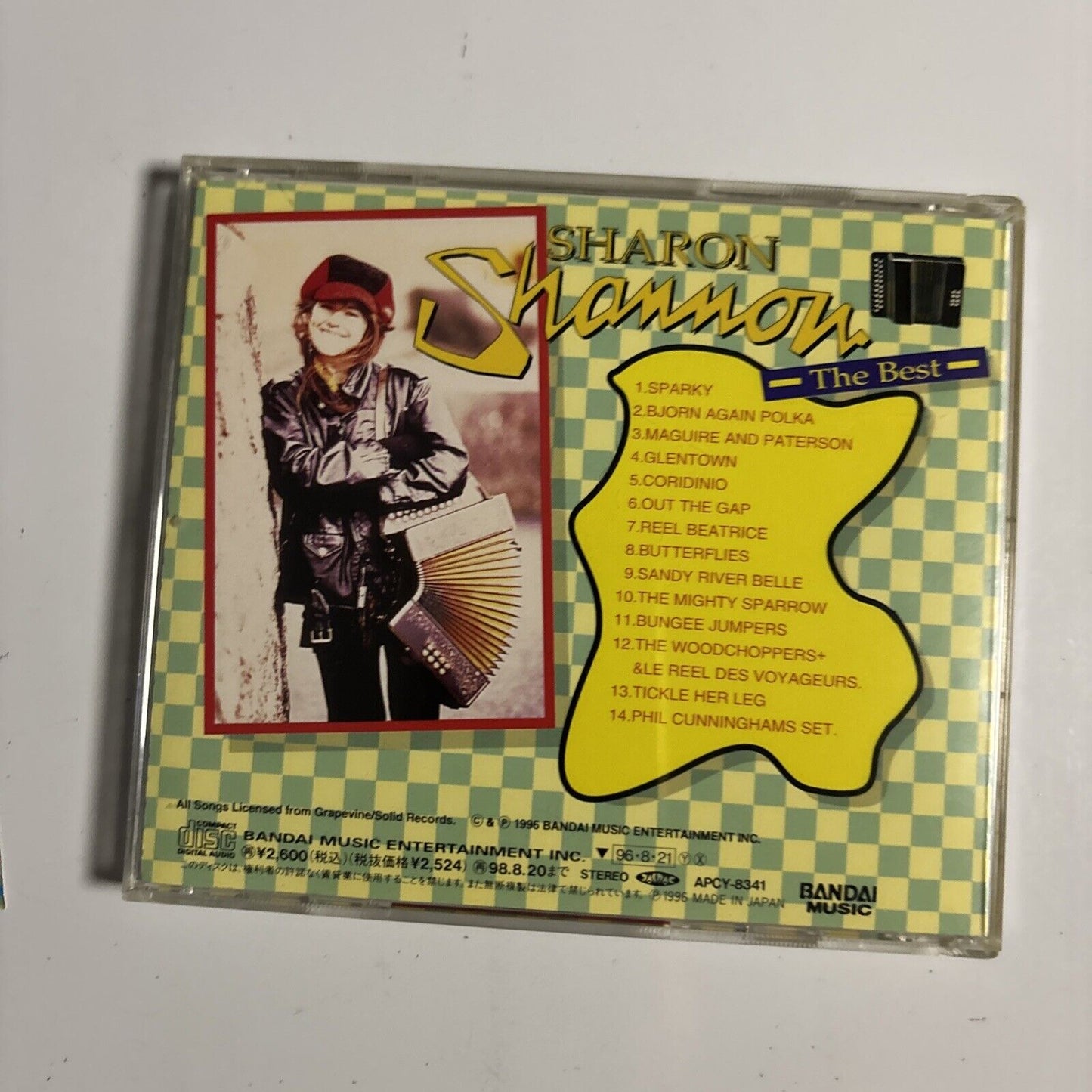 Sharon Shannon – The Best (CD, 1996) apcy-8341 Japan obi