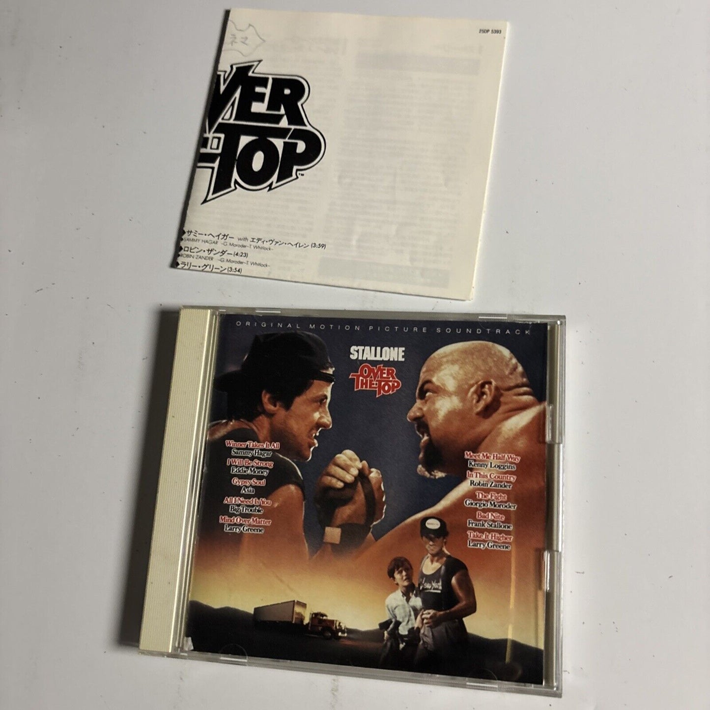 Over The Top (Original Motion Picture Soundtrack) (CD, 1989) 25DP 5393 Japan