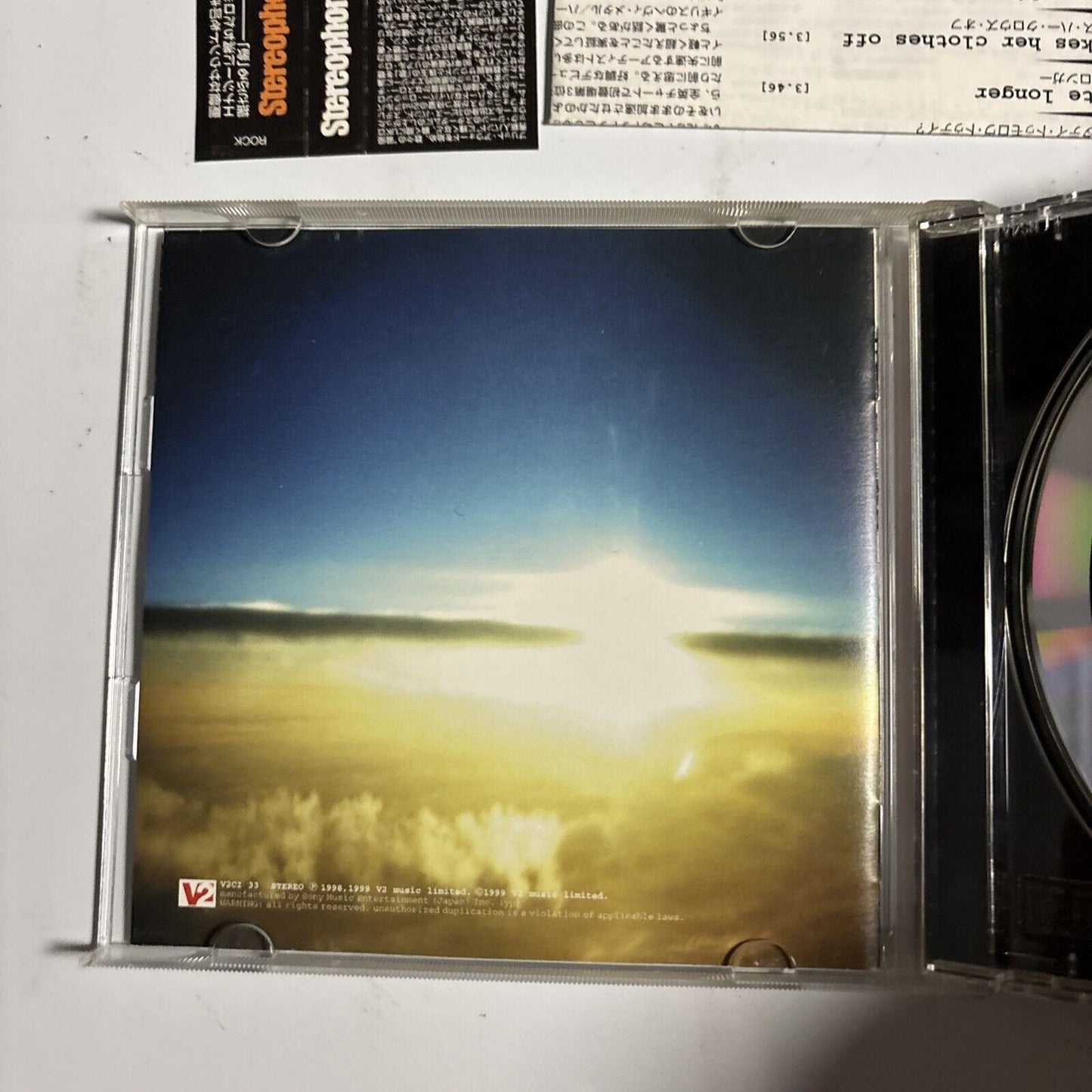 Stereophonics – Performance And Cocktails (CD 1999) v2ci-33 Japan BonusTrack obi