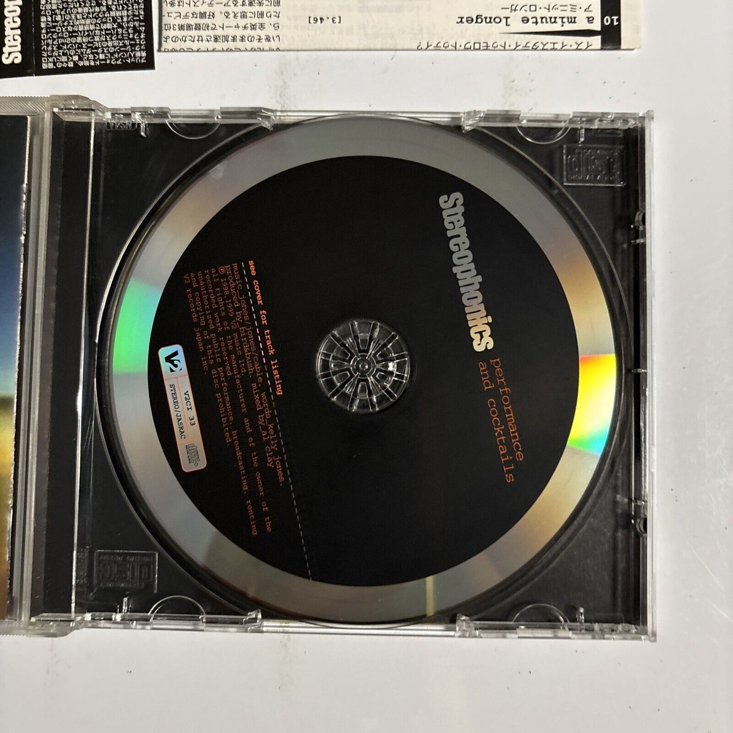 Stereophonics – Performance And Cocktails (CD 1999) v2ci-33 Japan BonusTrack obi