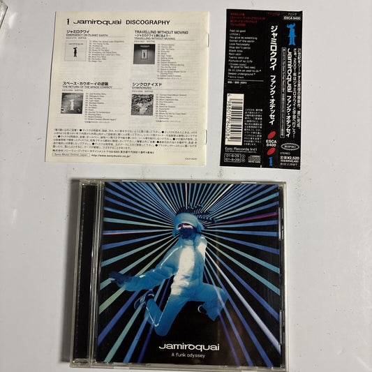 Jamiroquai – A Funk Odyssey (CD, 2001) esca-8400 Japan obi