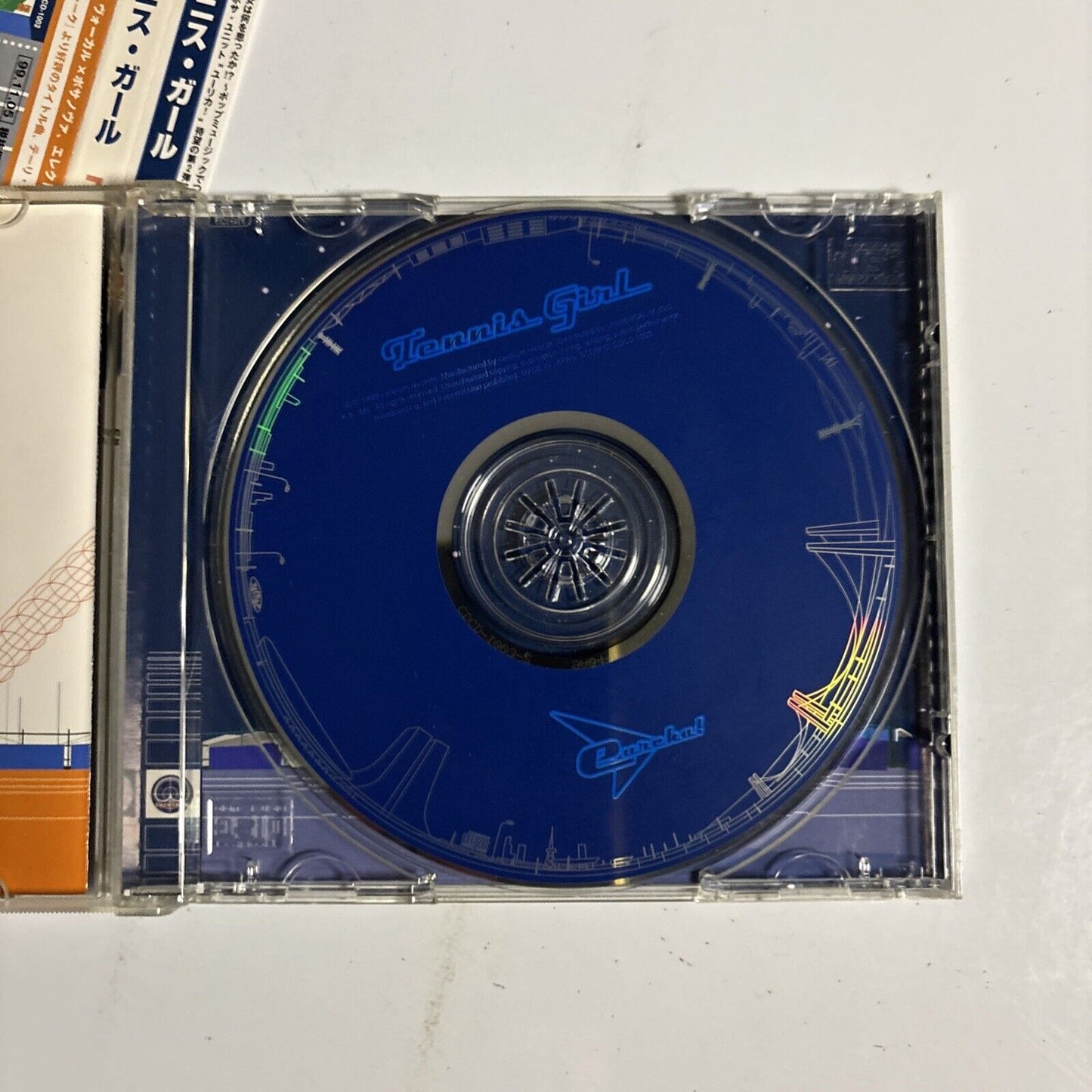 Eureka! – Tennis Girl (CD, 1999) cdcd-1003 Japan obi