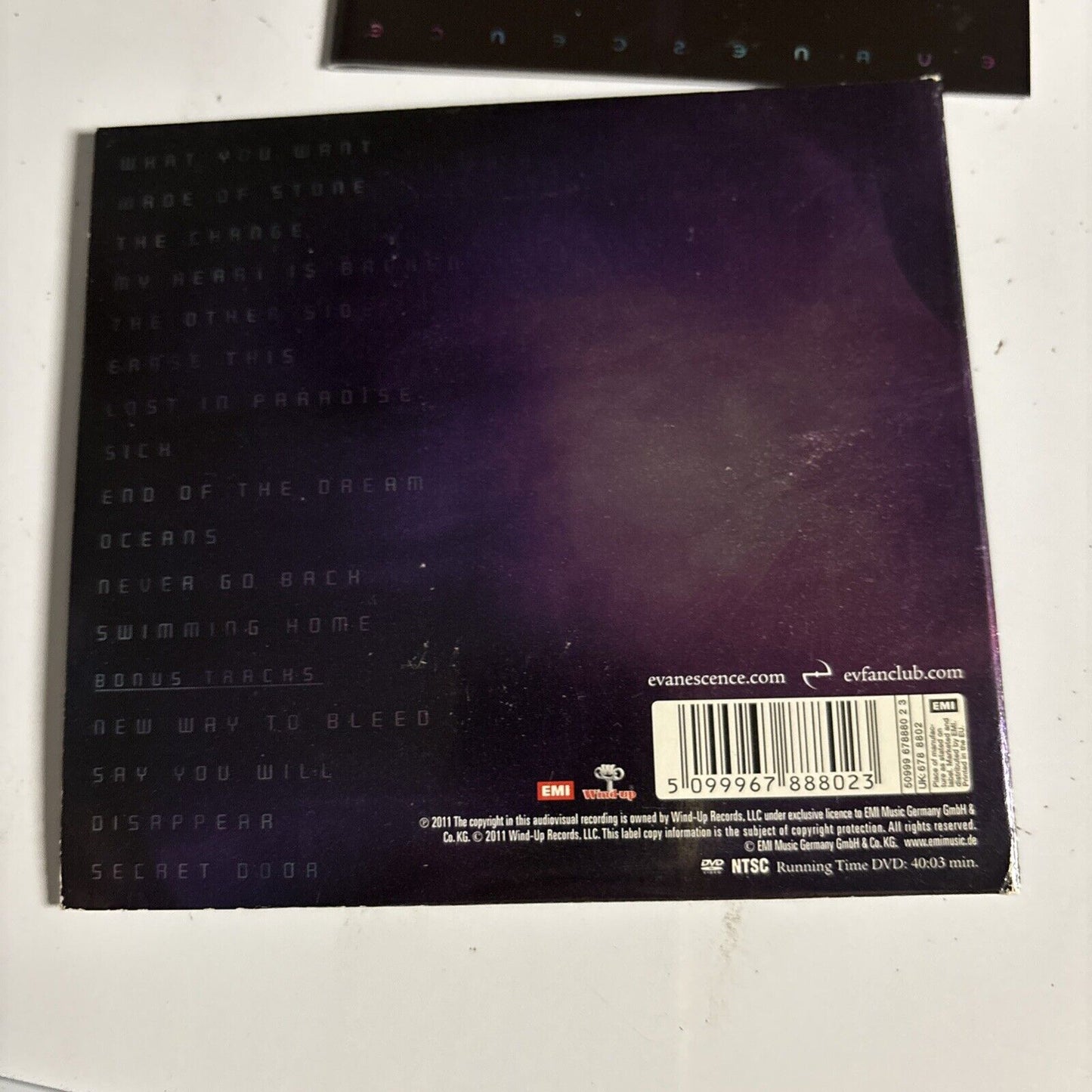 Evanescence – Evanescence [Deluxe Edition] (CD + DVD, 2011)   Deluxe Edition