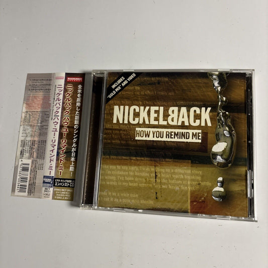 Nickelback – How You Remind Me (CD, 2002) rrcy-29031 Japan obi