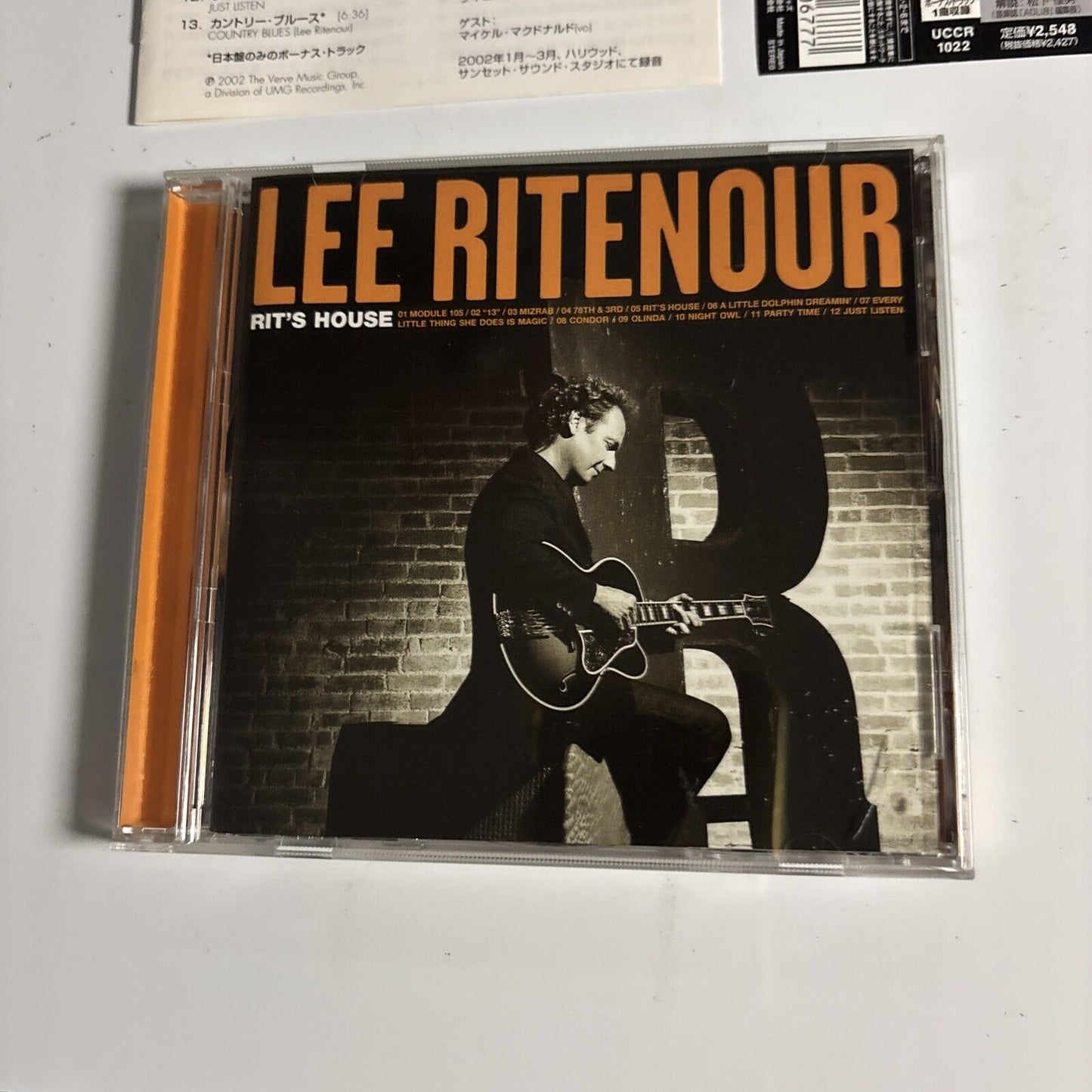 Lee Ritenour – Rit's House (CD, 2002) uccr-1022 Japan Bonus Track, obi