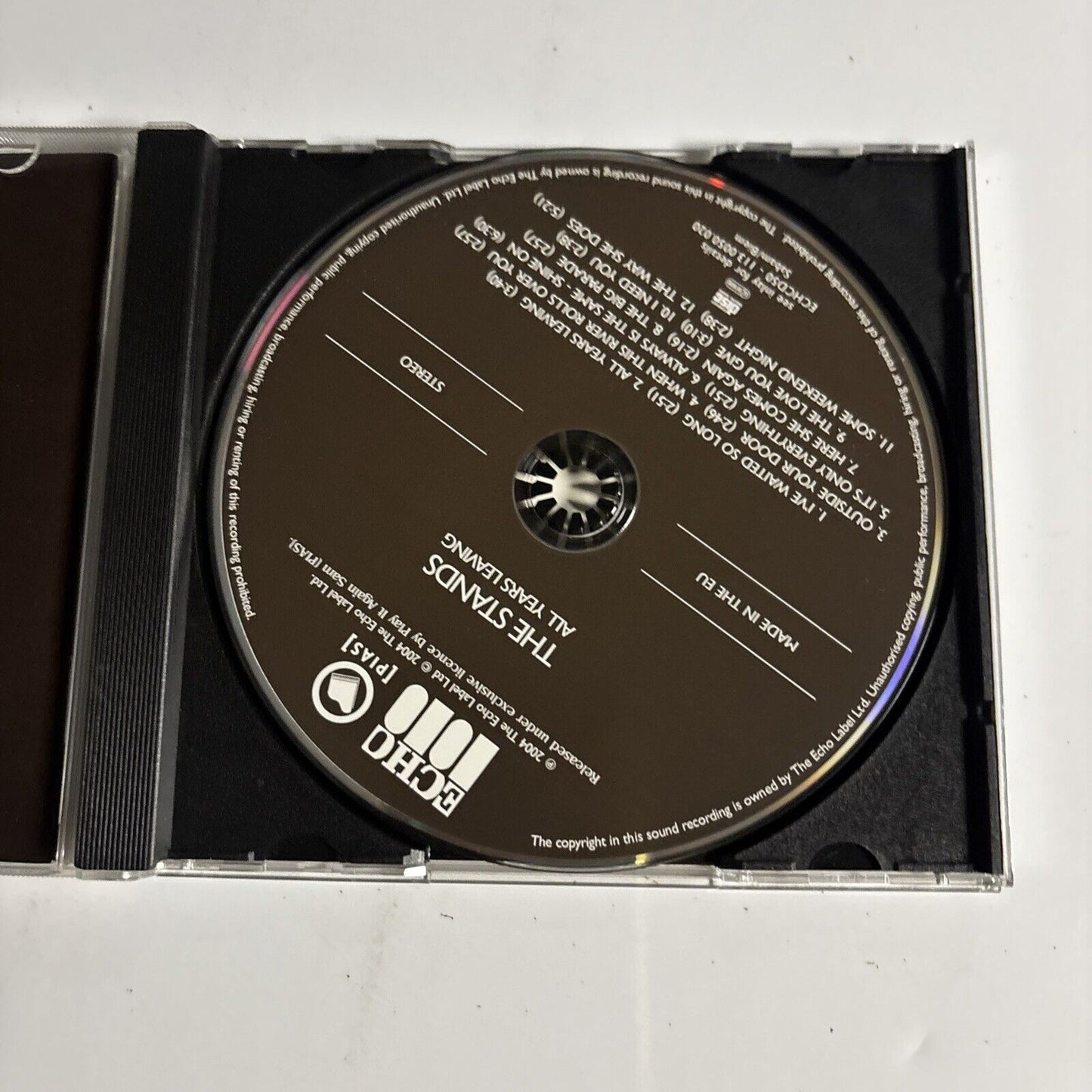 The Stands – All Years Leaving (CD, 2004) ECHCD50
