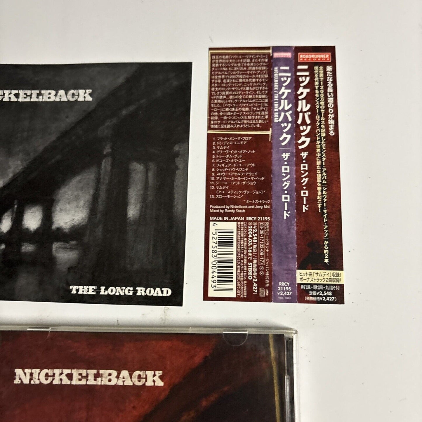 Nickelback – The Long Road (CD, 2003) rrcy-21195 Japan Bonus Track, obi